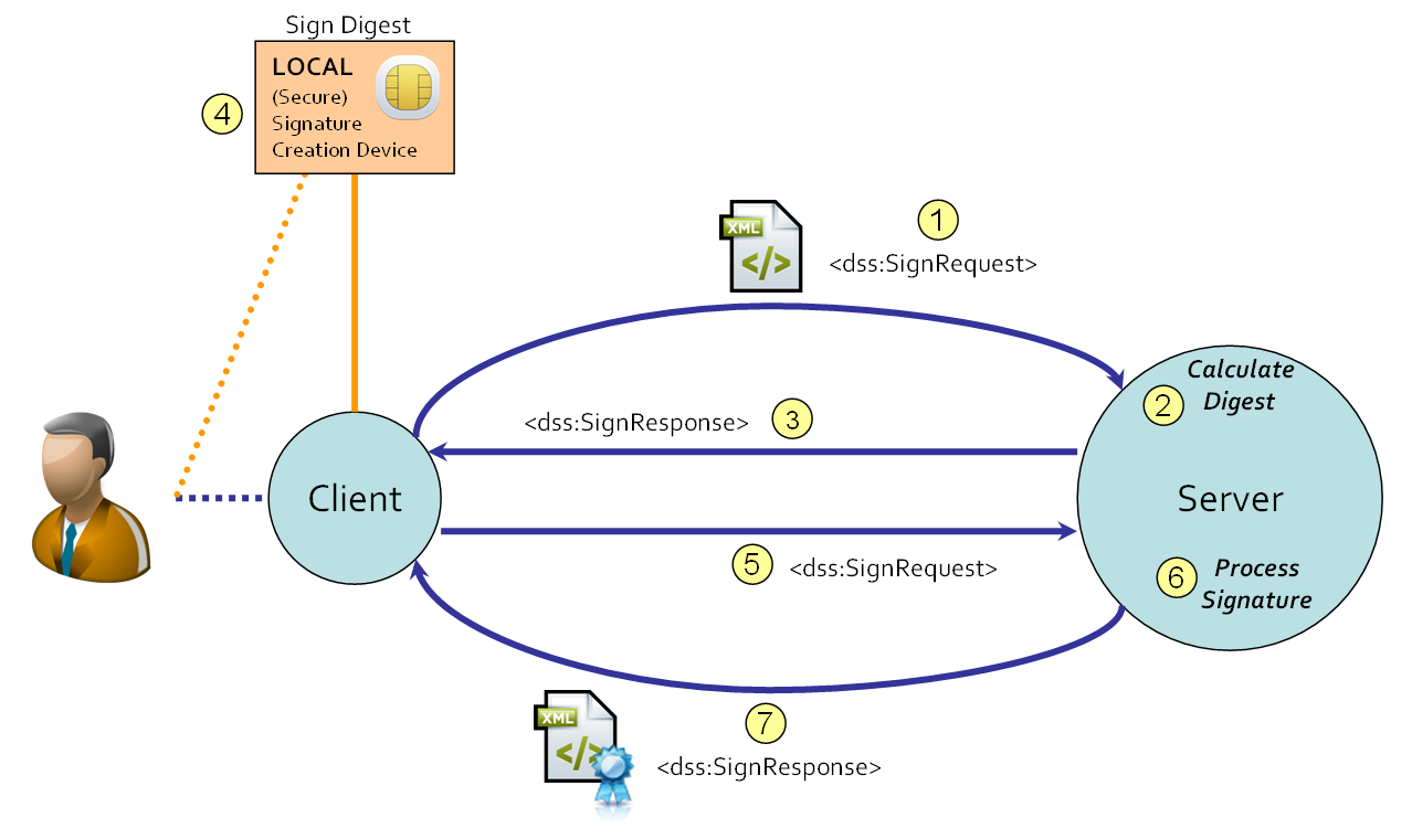 An LSCD used by the DSS client.